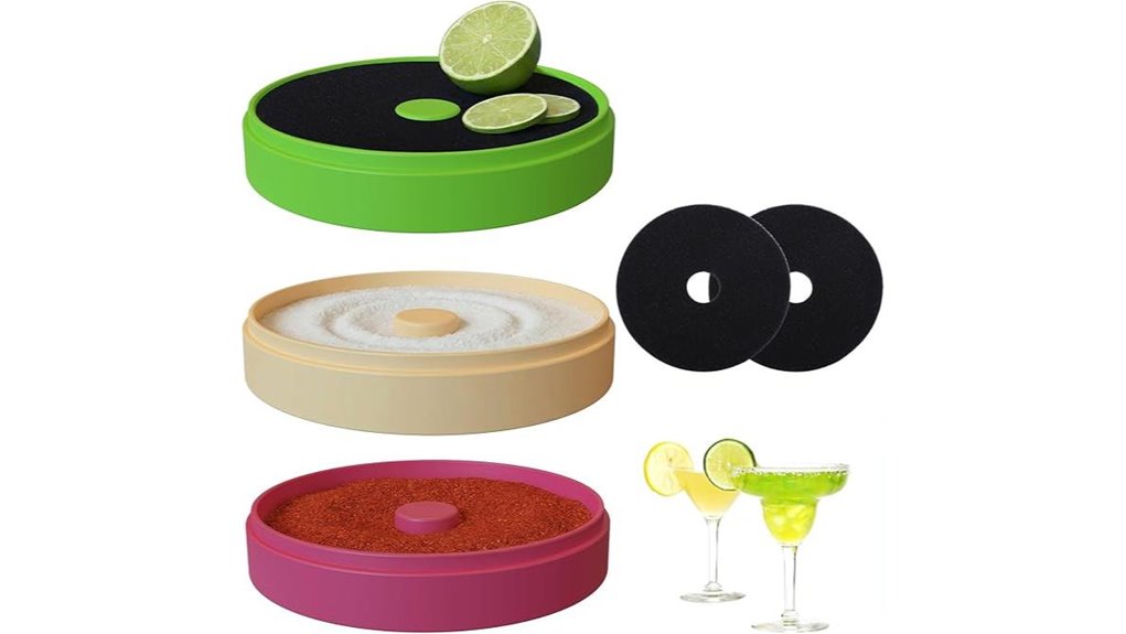 margarita salt rimmer 3 tier set