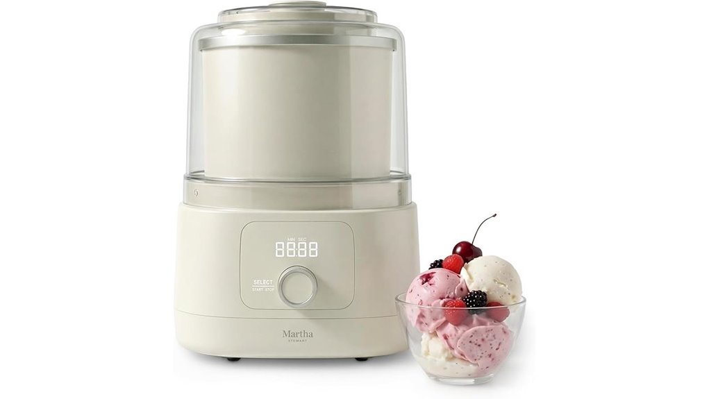 martha stewart 2 quart ice cream