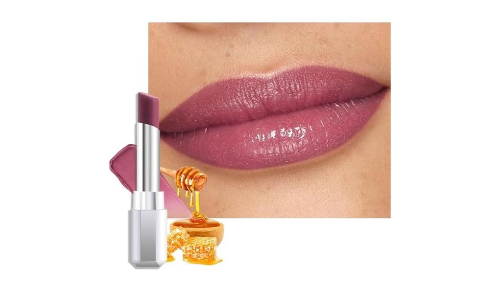 mauve honey lip balm
