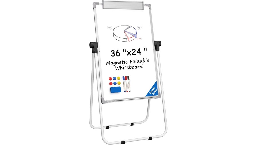 maxgear double sided whiteboard