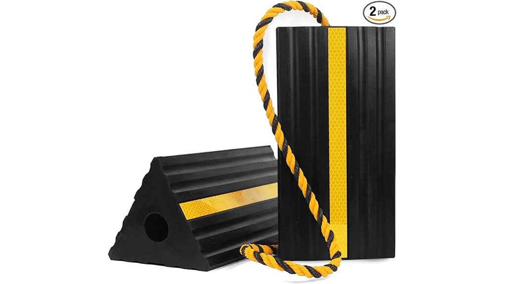 maxxhaul heavy duty rubber chocks