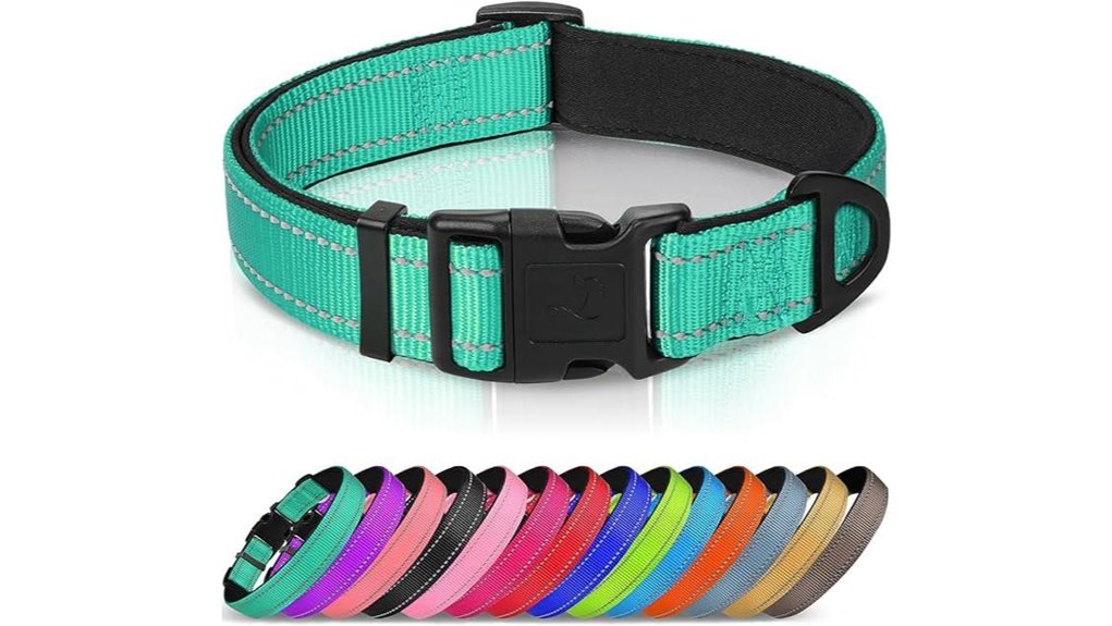 medium teal neoprene collar