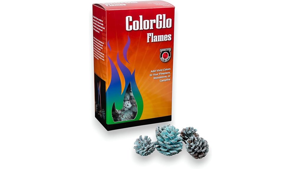 meeco red colorglo flames