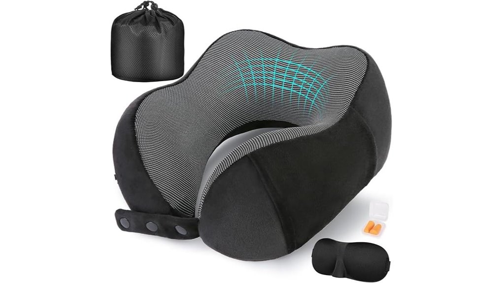 memory foam masked pillow