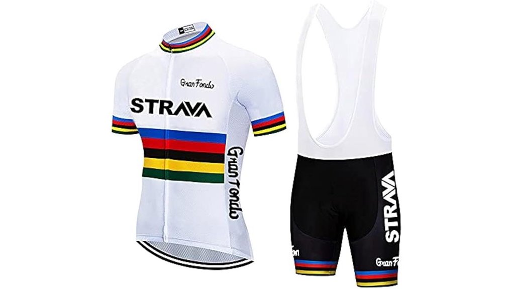 men s cycling jersey bib set