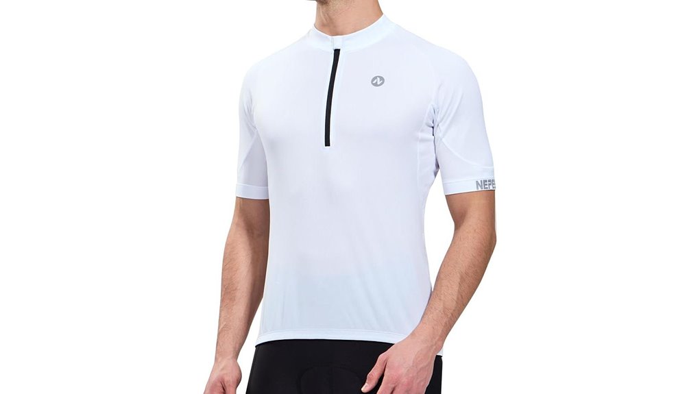 men s half zip cycling jersey