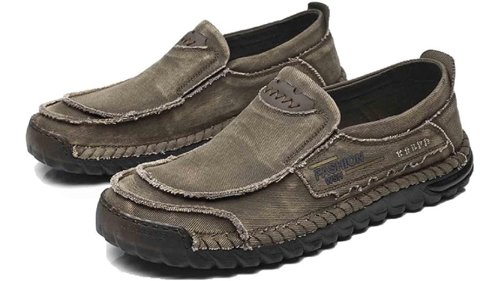 mens slip on deck shoes