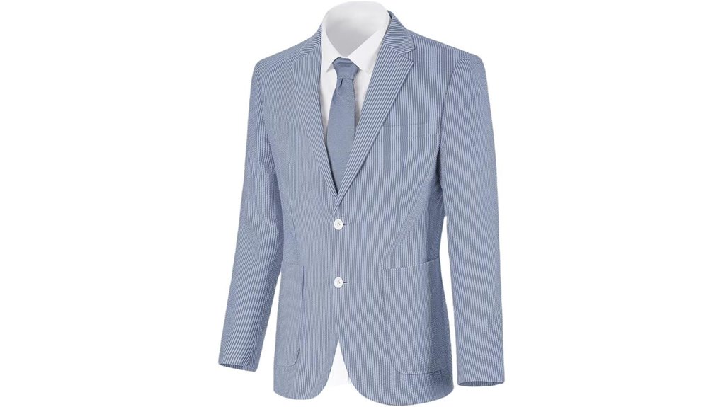 mens summer seersucker blazer