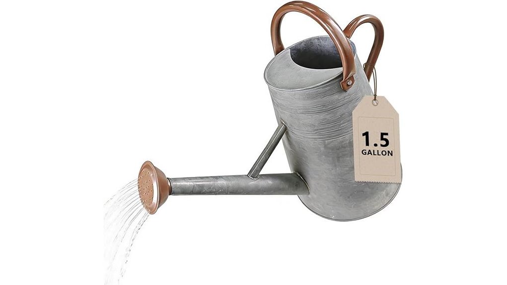 metal 1 5 gallon removable spout