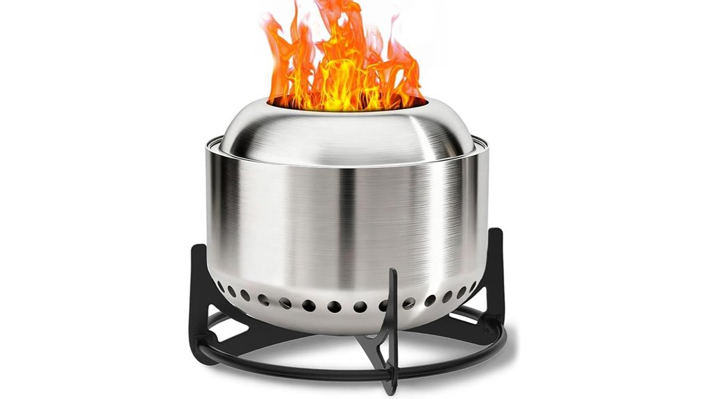 meterxity 20 inch smokeless pit