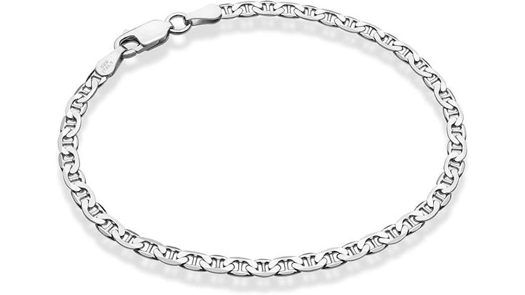 miabella 925 silver anklet
