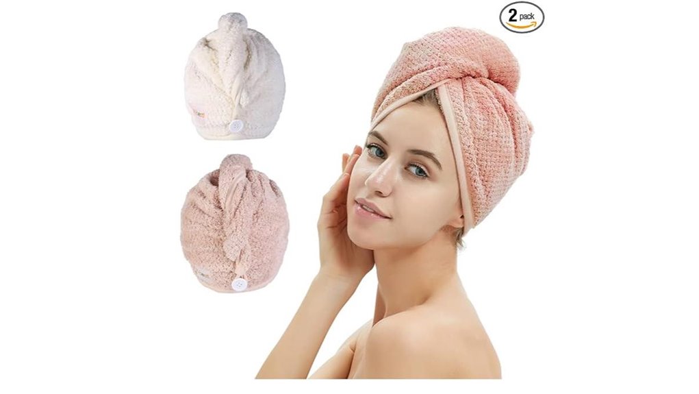 microfiber hair towel pack