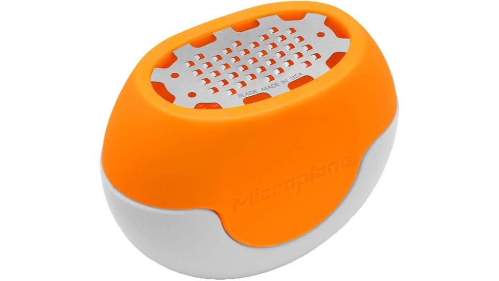 microplane orange handheld zester