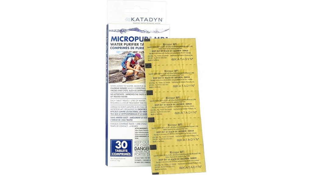 micropur mp1 30 tablet pack