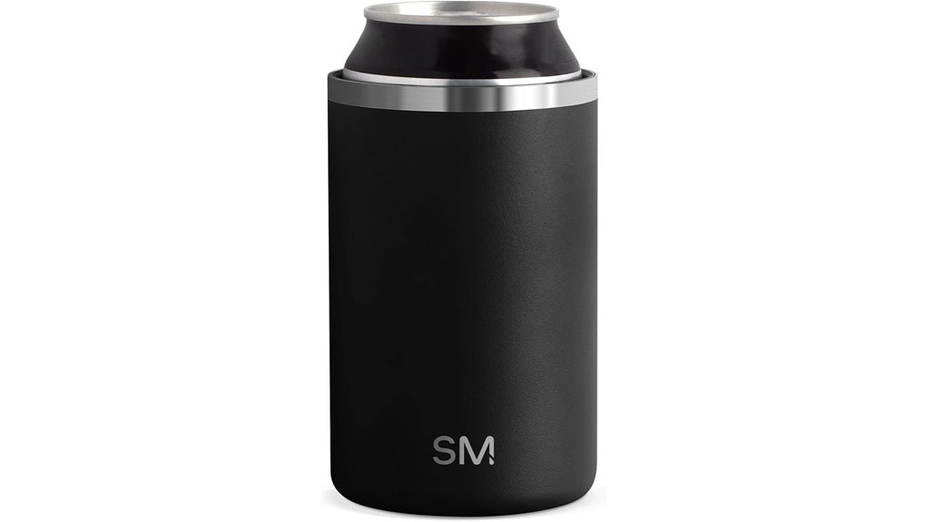 midnight stainless can cooler
