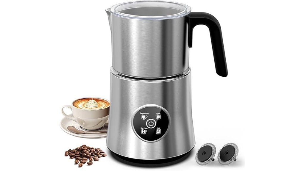 milk frother detachable jug