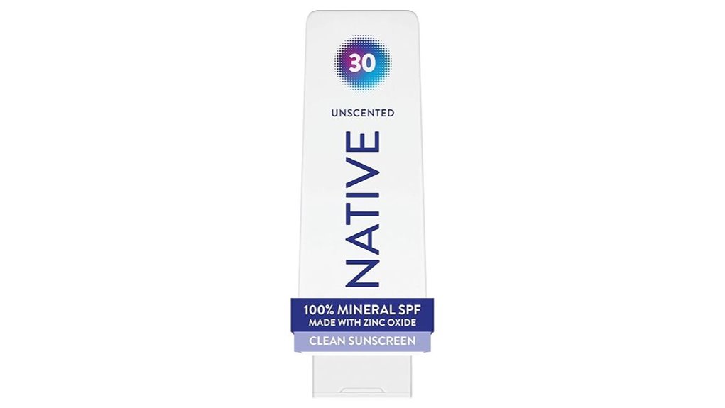 mineral spf30 unscented no cast