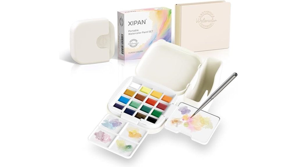 mini 16 color watercolor set