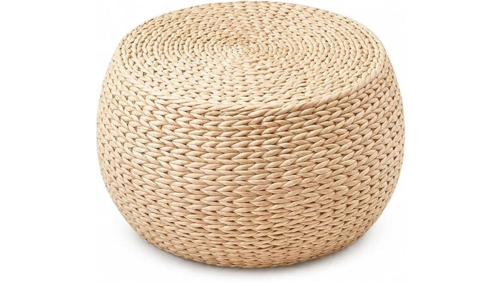 mini boho wooden footrest