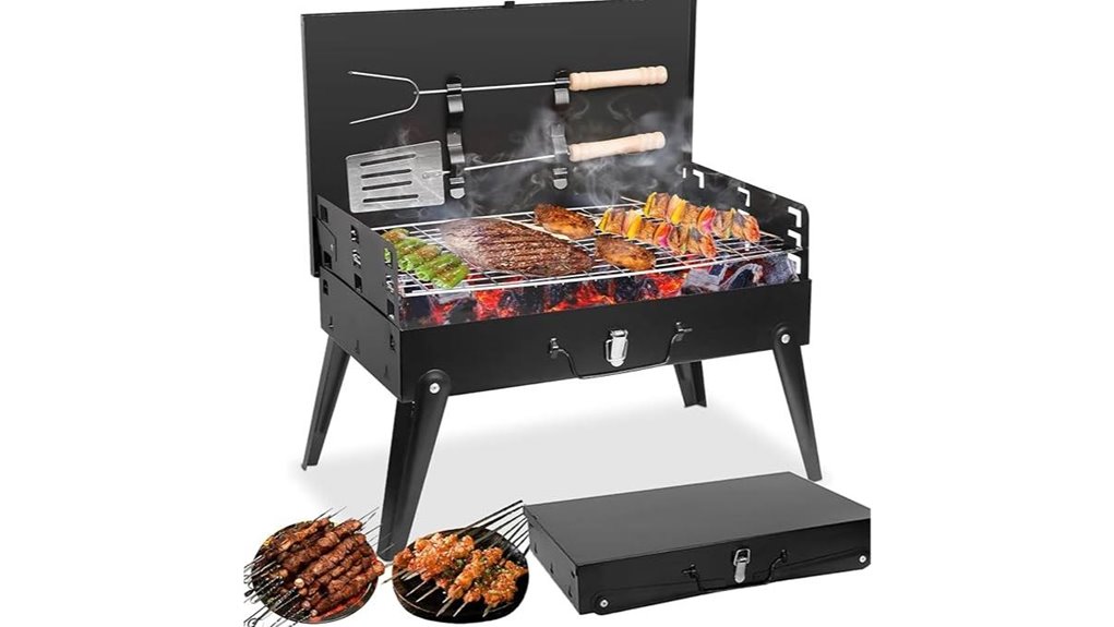 mini portable charcoal grill