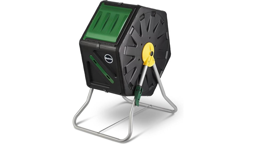 miracle gro 18 5 gallon compost tumbler