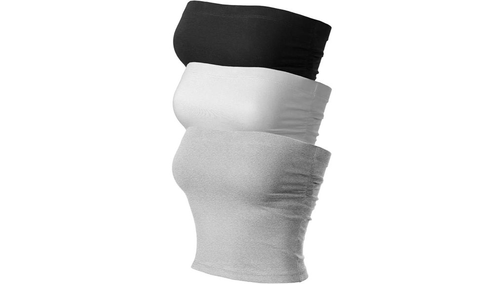 mixmatchy strapless tube trio
