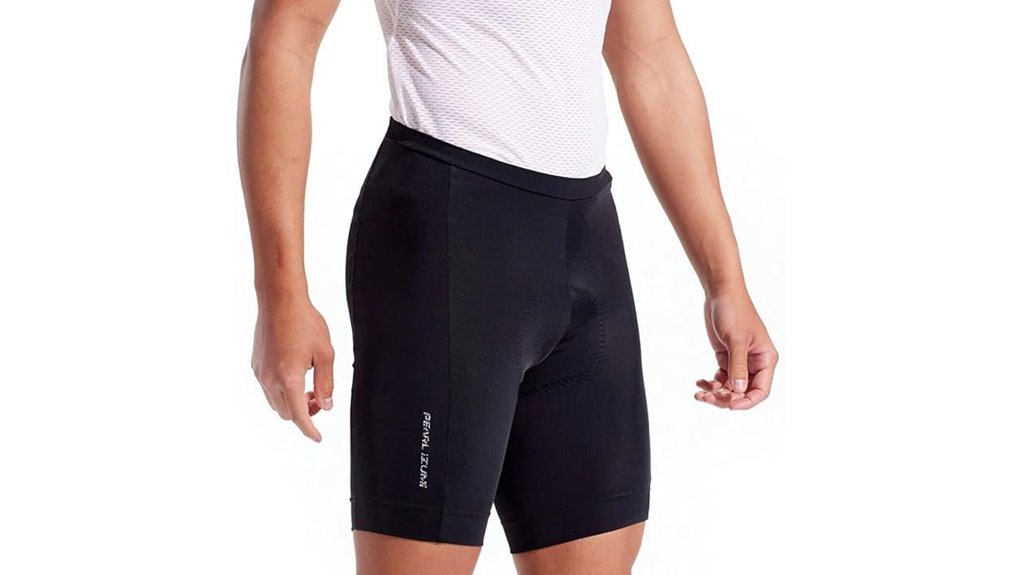 moisture wicking padded cycling shorts