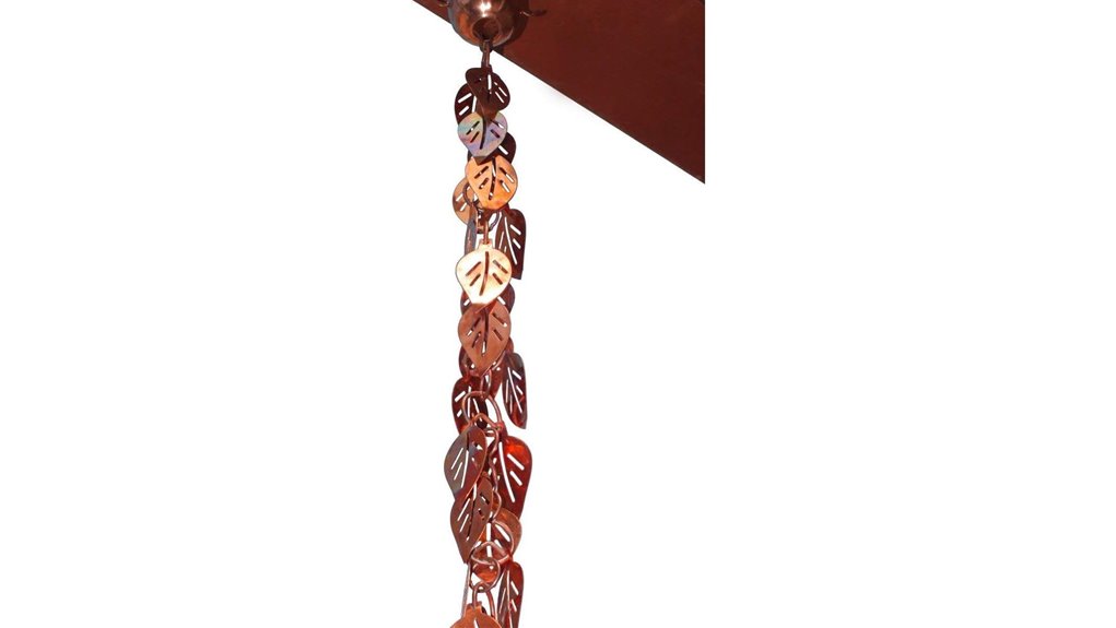 monarch copper rain chains