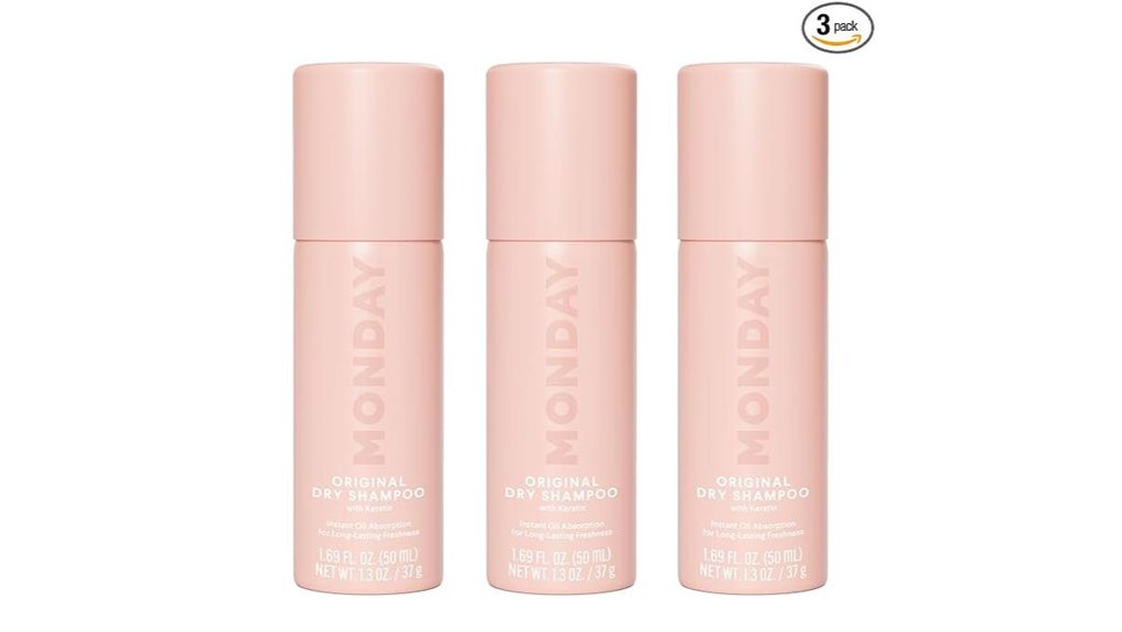 monday keratin boosted dry shampoo