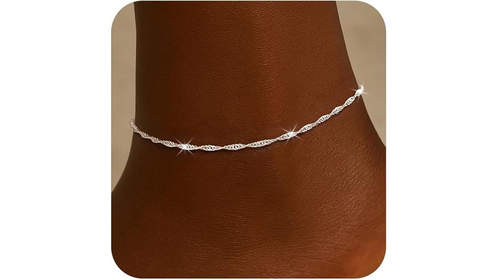 moodear 14k waterproof anklets