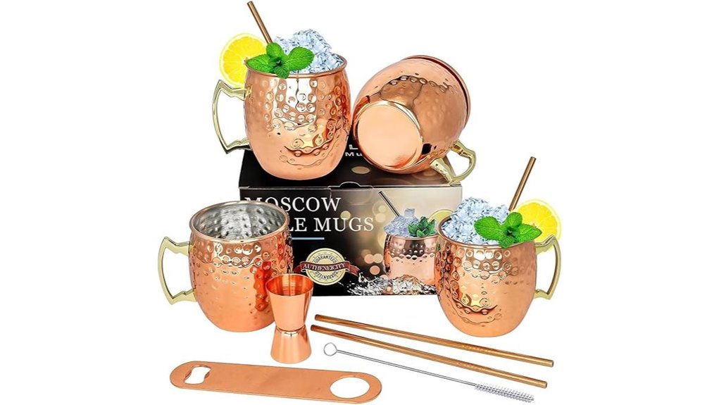 moscow mule copper mugs