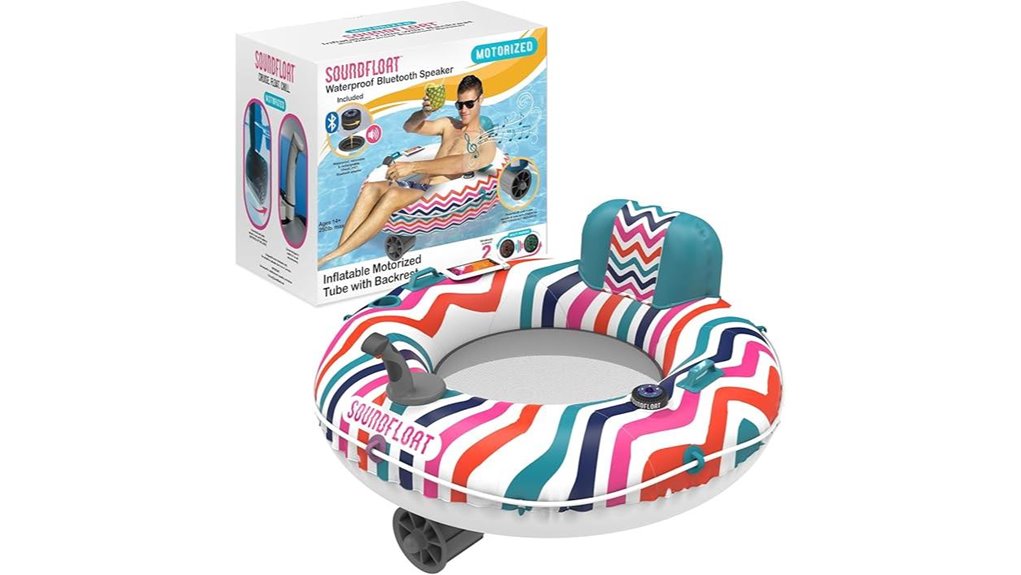 motorized bluetooth inflatable lounger