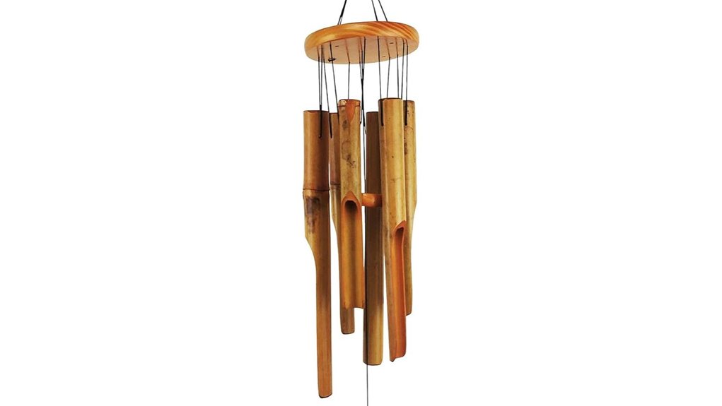 mumtop bamboo wind chimes