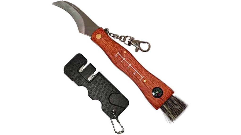 mushroom folding knife set