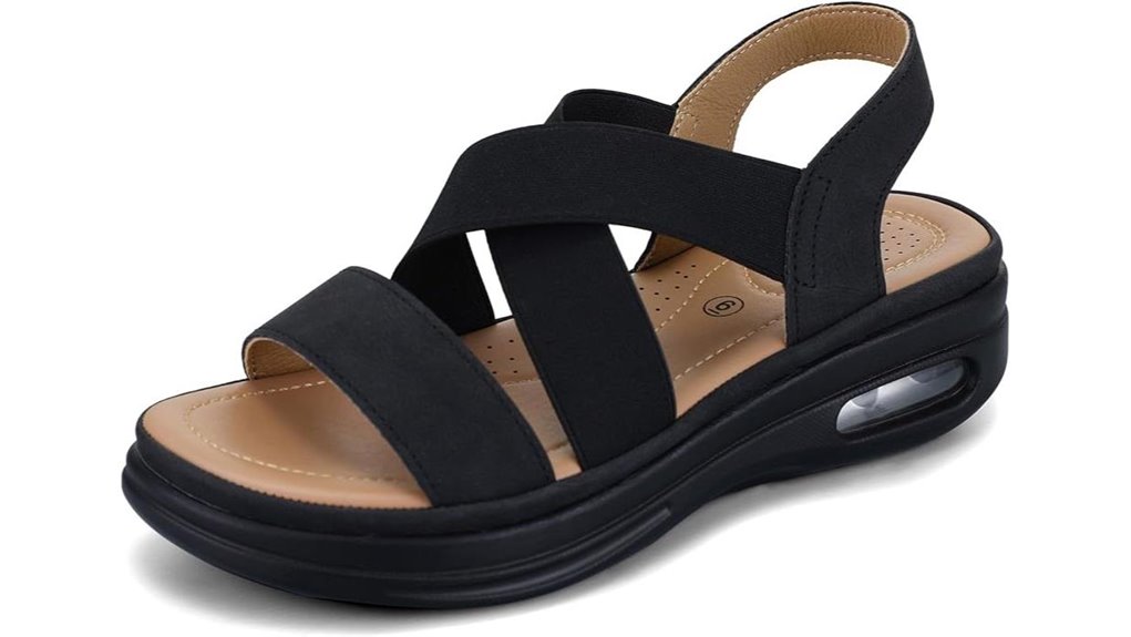 mysoft women s air cushioned sandals