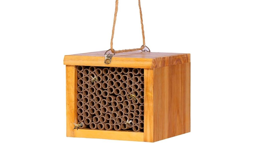 natural wooden wax coated hotel