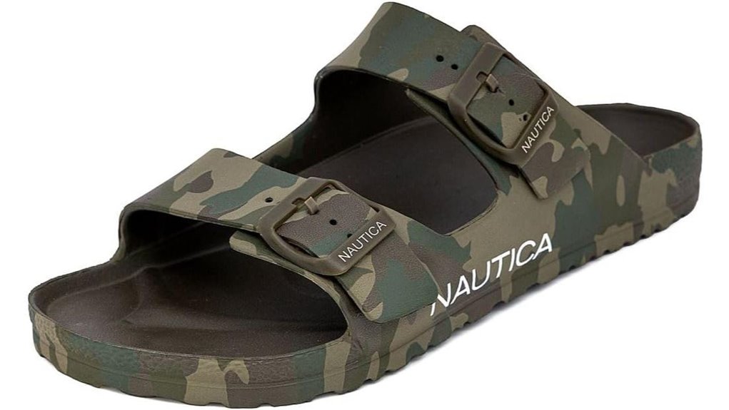 nautica two strap waterproof slides