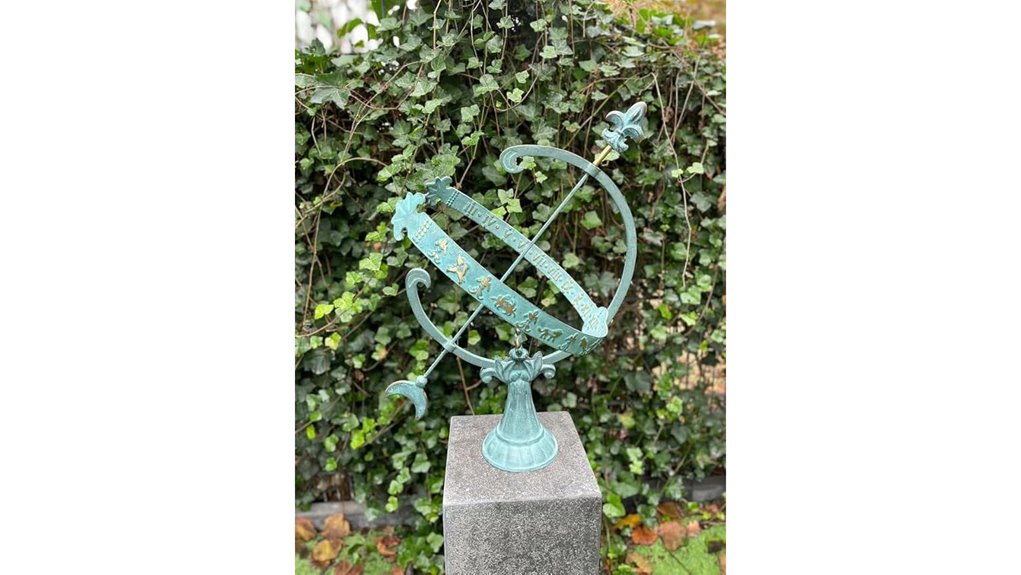 nautical garden astrolabe sundial
