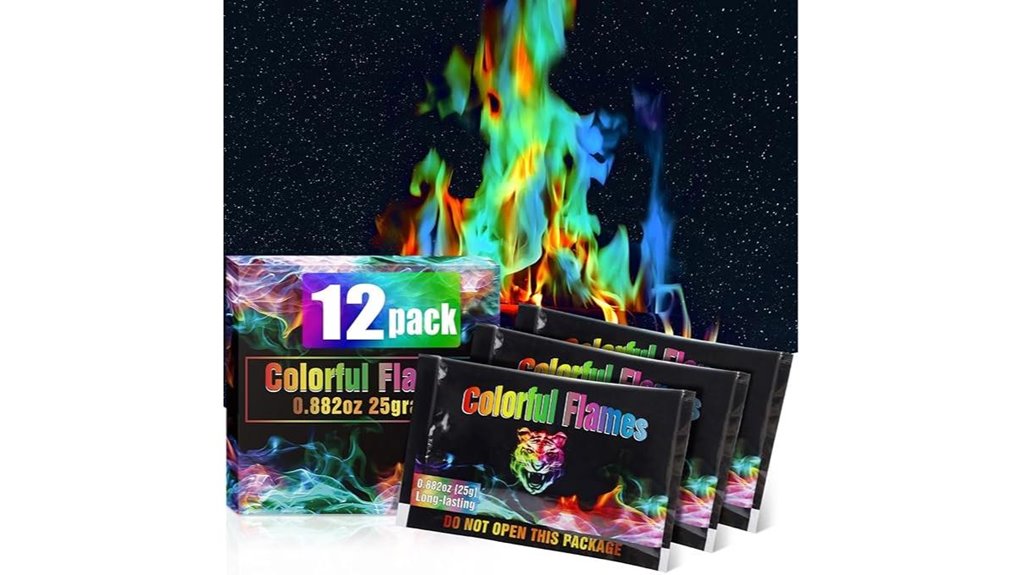 navona 12 pack color changing fire