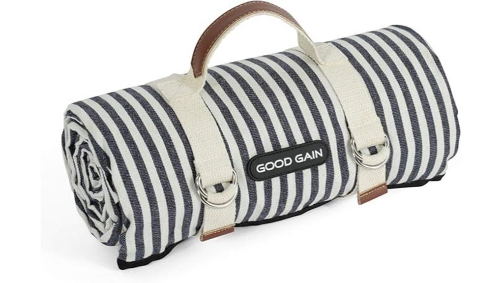 navy waterproof picnic strap