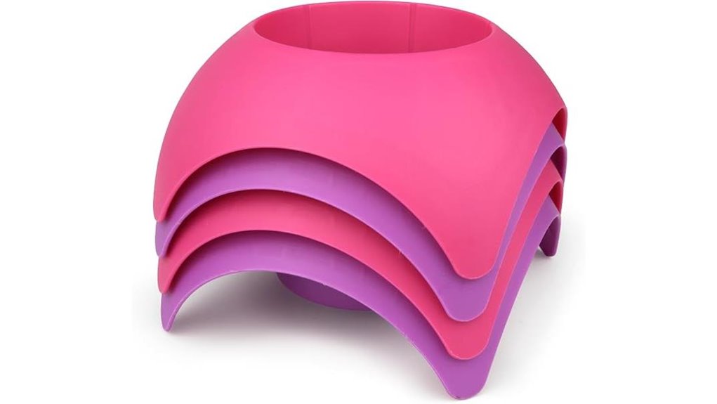 needzo 4 pack pink purple holders