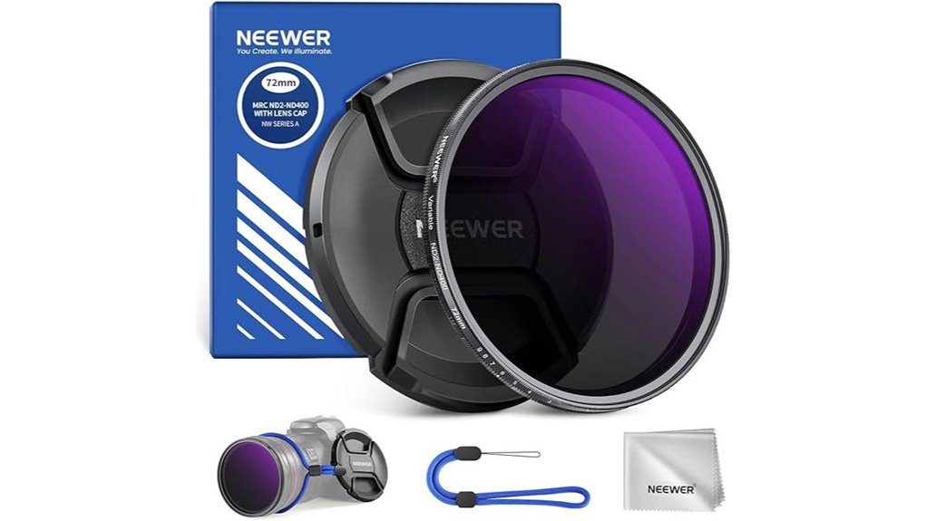neewer 72mm variable nd