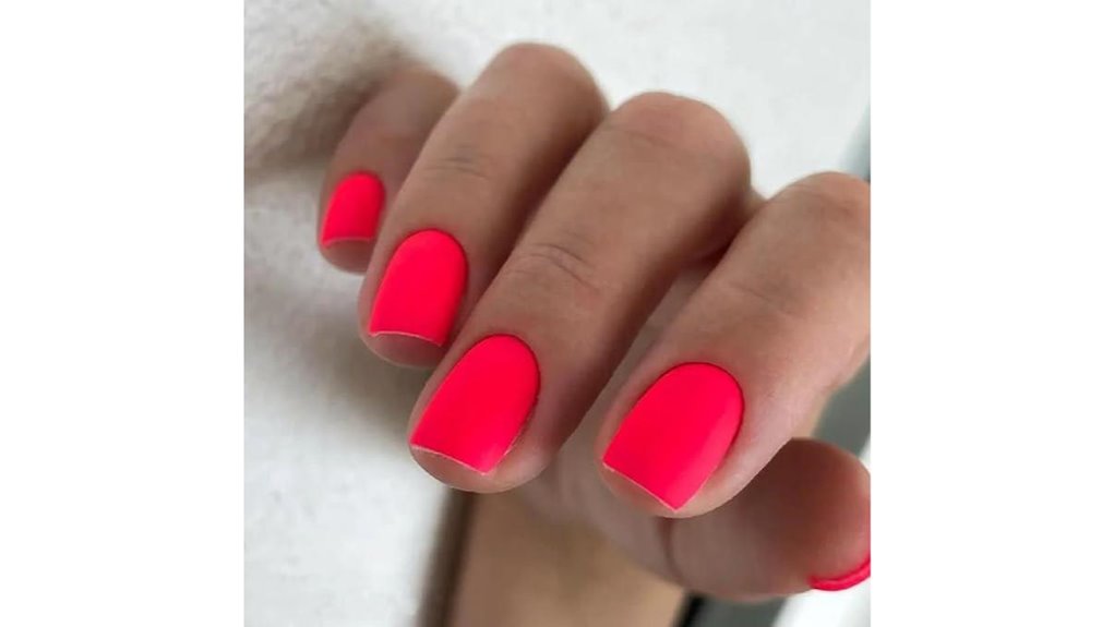 neon pink hema free polish