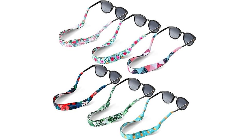 neoprene anti slip sunglass strap