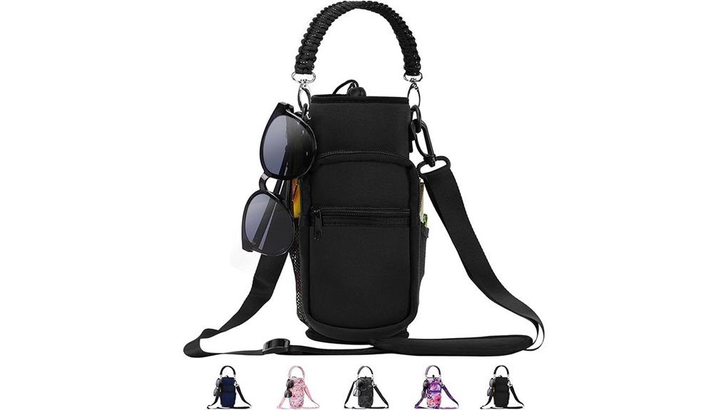 neoprene four pocket bottle carrier
