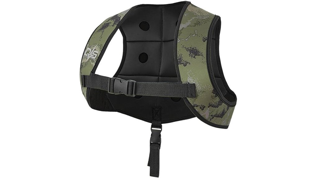 neoprene freediving weight vest