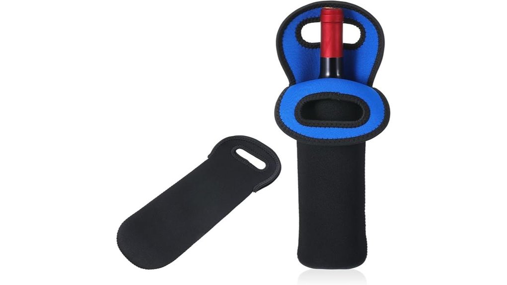 neoprene insulated wine tote