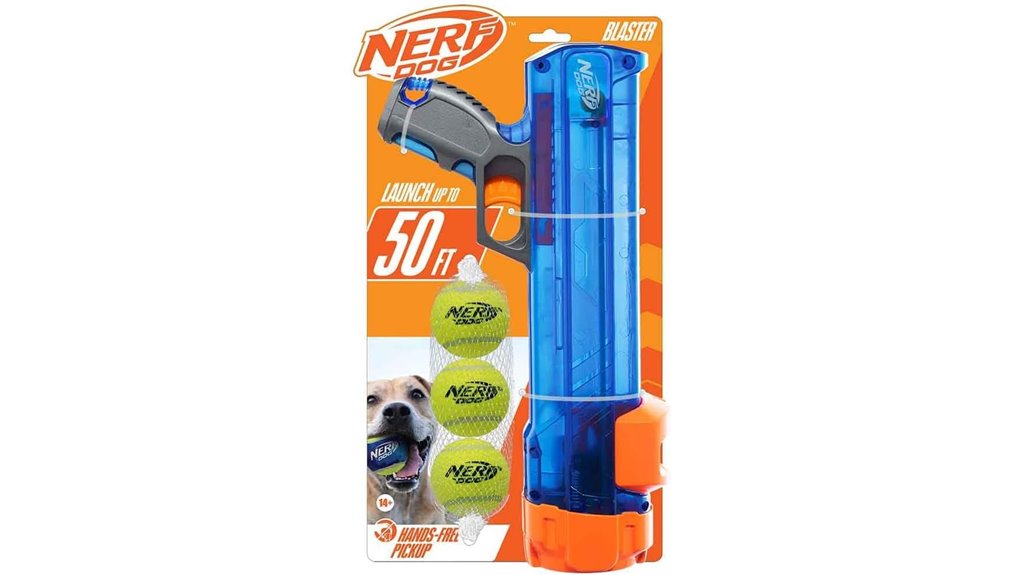 nerf dog tennis blaster