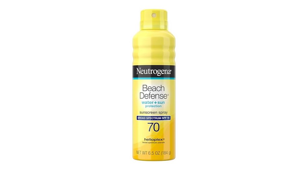 neutrogena spf70 beach spray