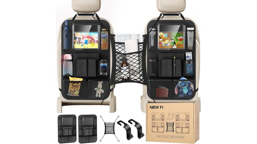 new 20 pocket backseat organizer